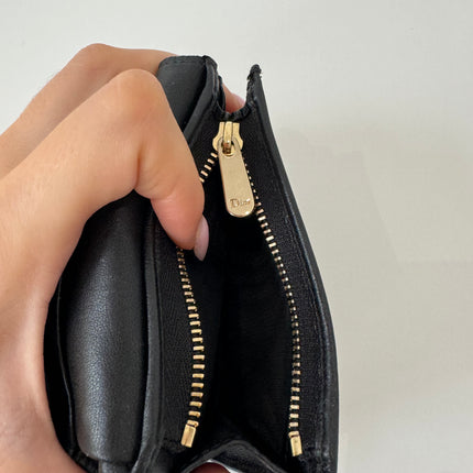 Porte-cartes Dior Bloom lady dior noir