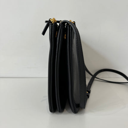 Sac Celine Trio bandoulière noir