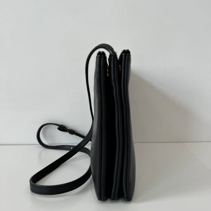 Sac Celine Trio bandoulière noir