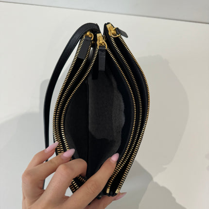 Sac Celine Trio bandoulière noir