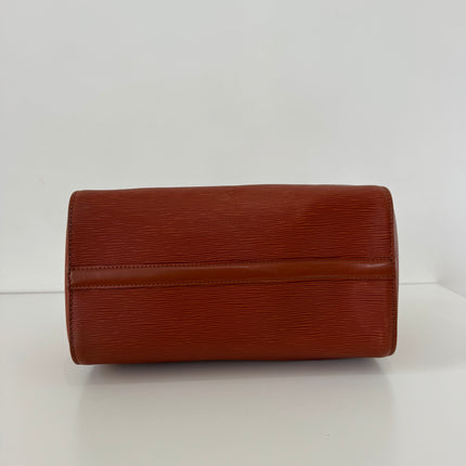 Sac Louis Vuitton Speedy 30 cuir épi cognac