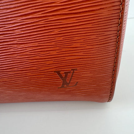 Sac Louis Vuitton Speedy 30 cuir épi cognac