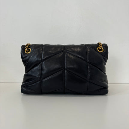 Sac Saint Laurent Loulou Puffer small Noir