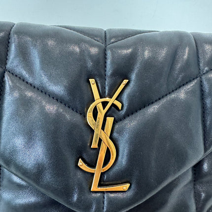 Sac Saint Laurent Loulou Puffer small Noir