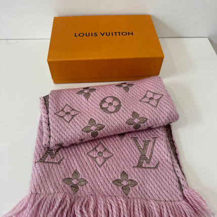 Écharpe Louis Vuitton Logomania laine shine
