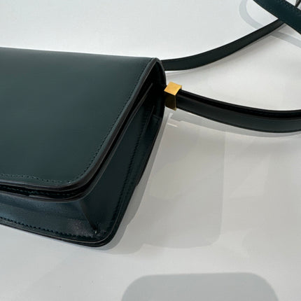 Sac Celine small Classic box vert sapin