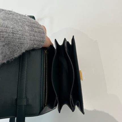 Sac Celine small Classic box vert sapin