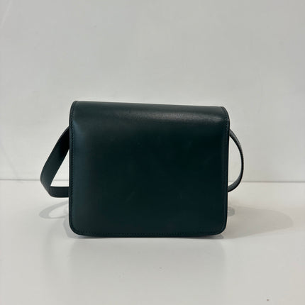 Sac Celine small Classic box vert sapin