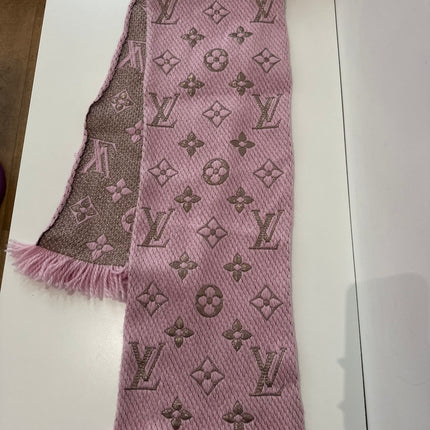 Écharpe Louis Vuitton Logomania laine shine