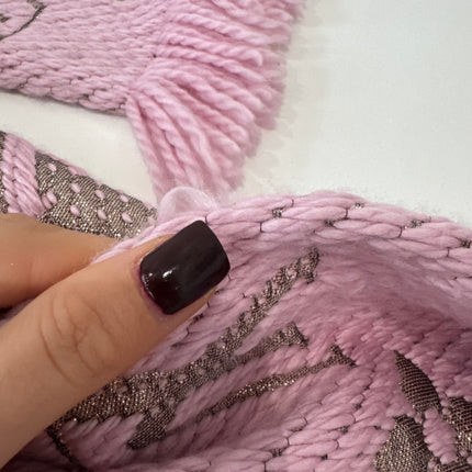 Écharpe Louis Vuitton Logomania laine shine