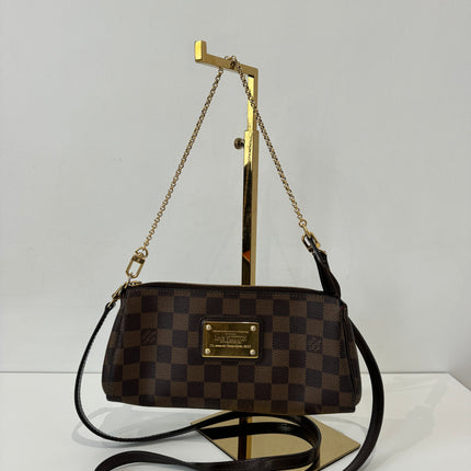 Sac Pochette Louis Vuitton Eva damier ébène