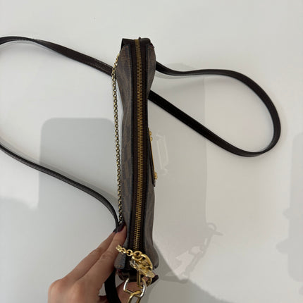 Sac Pochette Louis Vuitton Eva damier ébène
