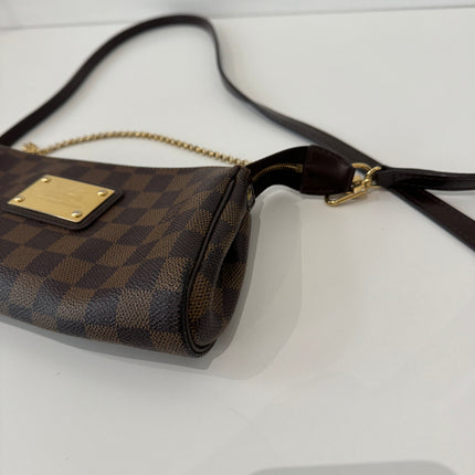 Sac Pochette Louis Vuitton Eva damier ébène