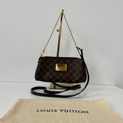 Sac Pochette Louis Vuitton Eva damier ébène