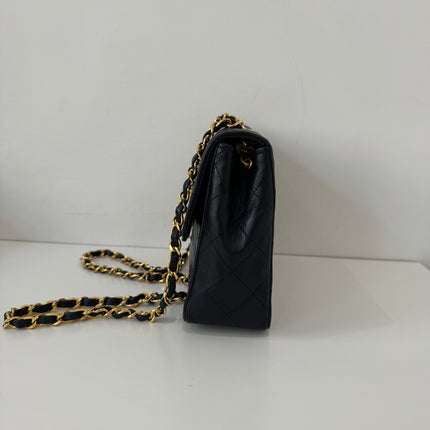 Sac Chanel Timeless vintage 20cm marine