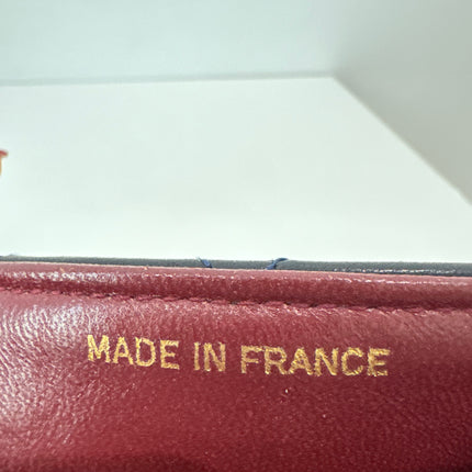 Sac Chanel Timeless vintage 20cm marine