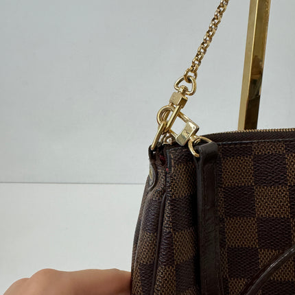 Sac Pochette Louis Vuitton Eva damier ébène