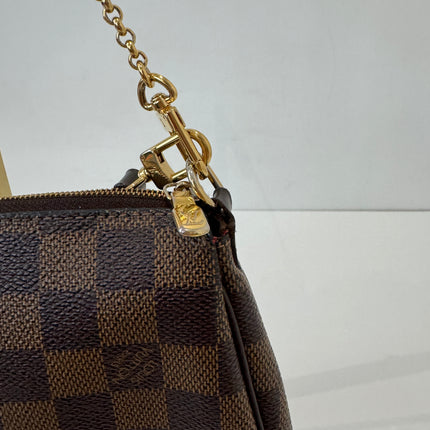 Sac Pochette Louis Vuitton Eva damier ébène