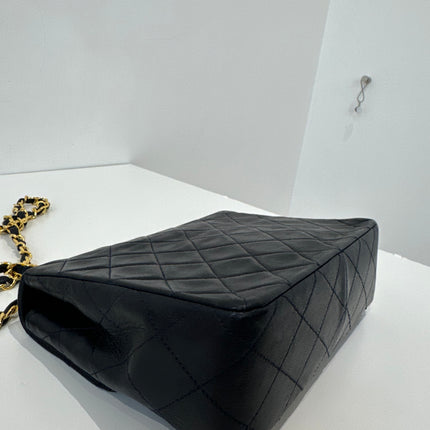 Sac Chanel Timeless vintage 20cm marine