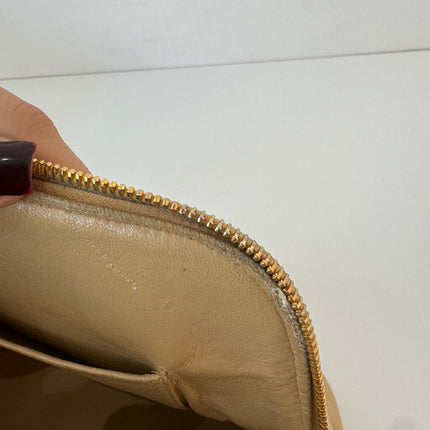 Sac Chanel shopping épaule beige