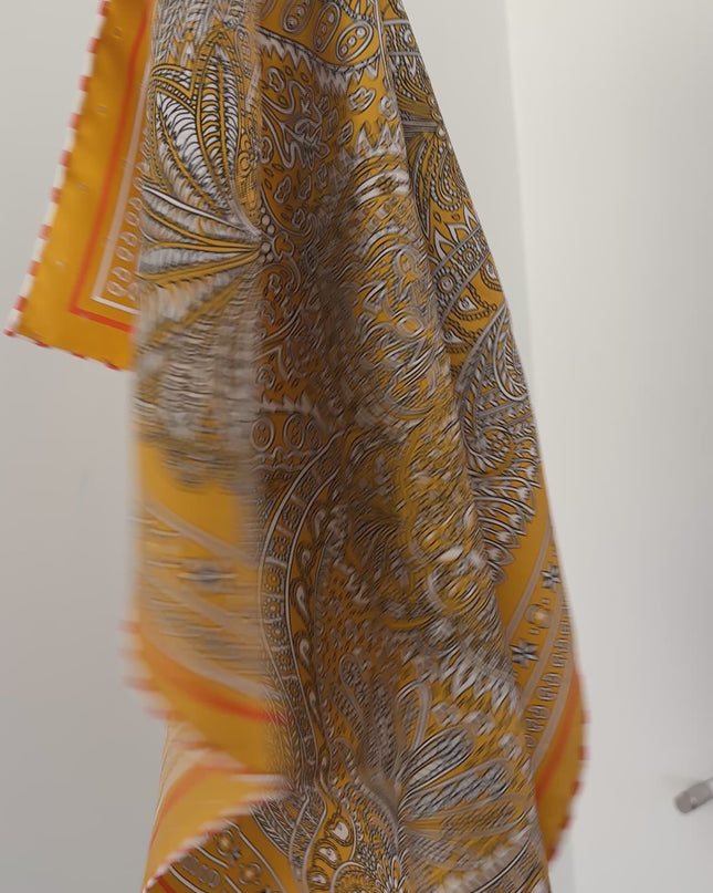 Bandana Hermès 55cm le jardin de la Mahari